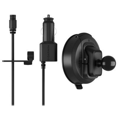 Soporte GARMIN de ventosa con adaptador de mechero conector redondo para Tread (5,5") y Tread - Base Edition (5,5")