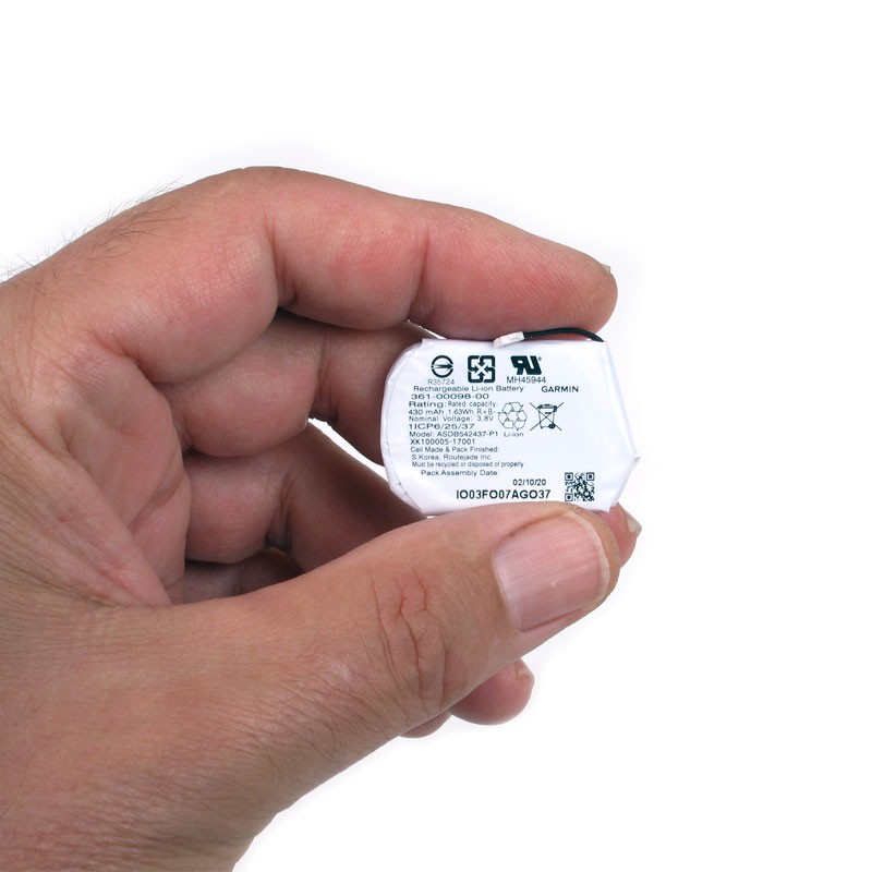 Batería ORIGINAL ROUTEJADE para GARMIN Fenix 5X y Fenix 5X Plus de 430mAh