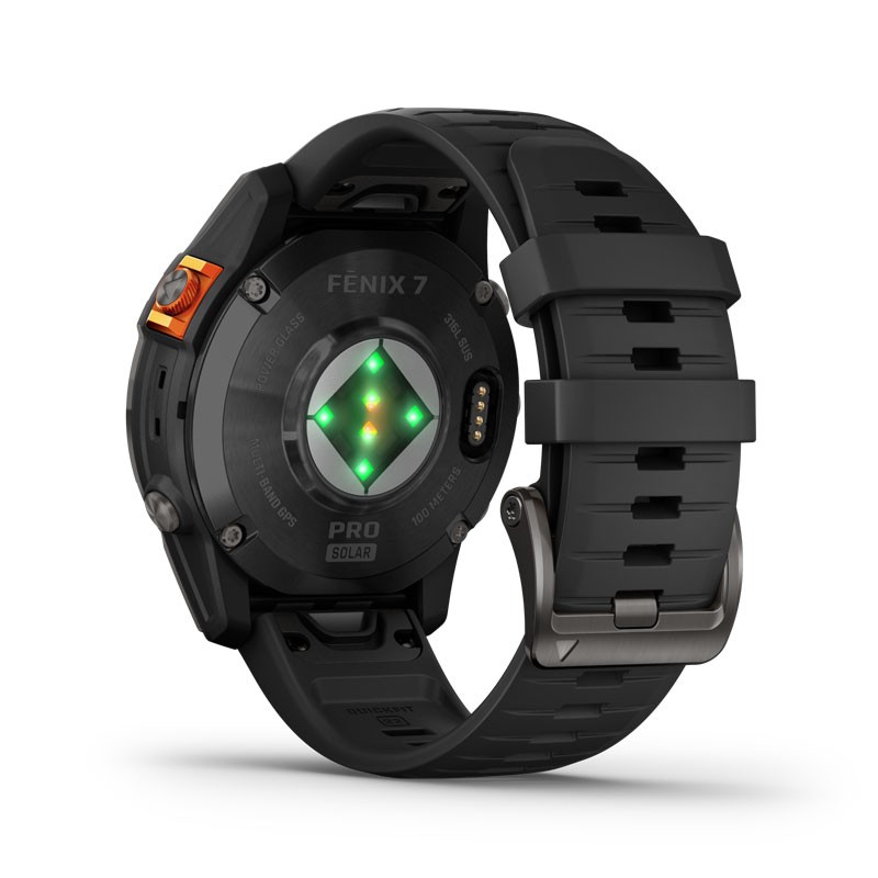 Reloj GARMIN Fenix 7 Pro - Solar Edition Gris de 47mm con correa Negra