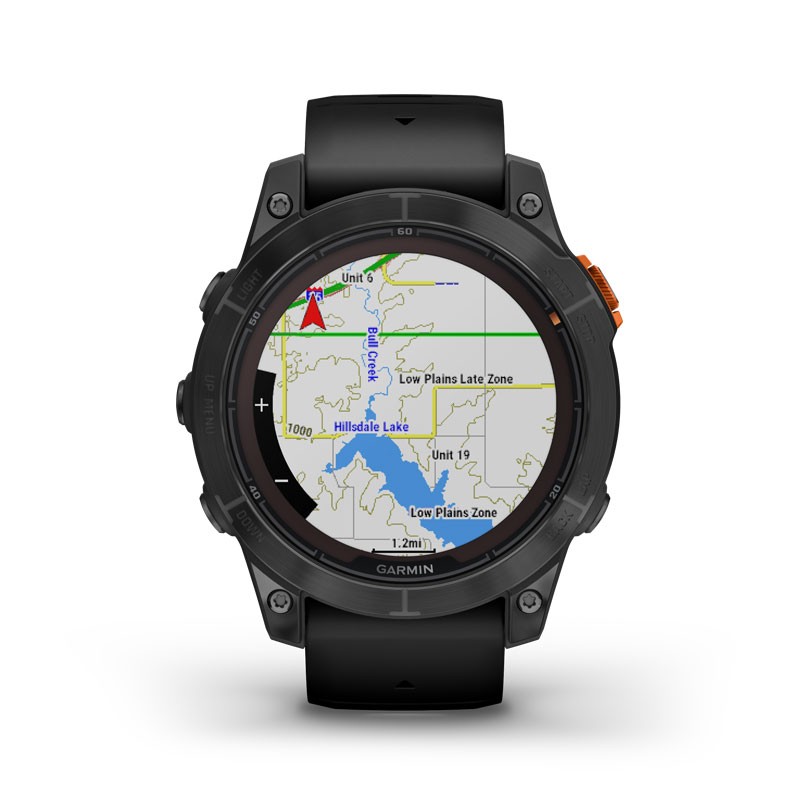 Reloj GARMIN Fenix 7 Pro - Solar Edition Gris de 47mm con correa Negra