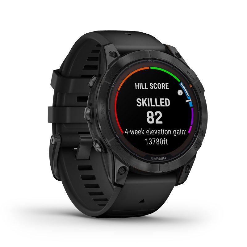 Reloj GARMIN Fenix 7 Pro - Solar Edition Gris de 47mm con correa Negra