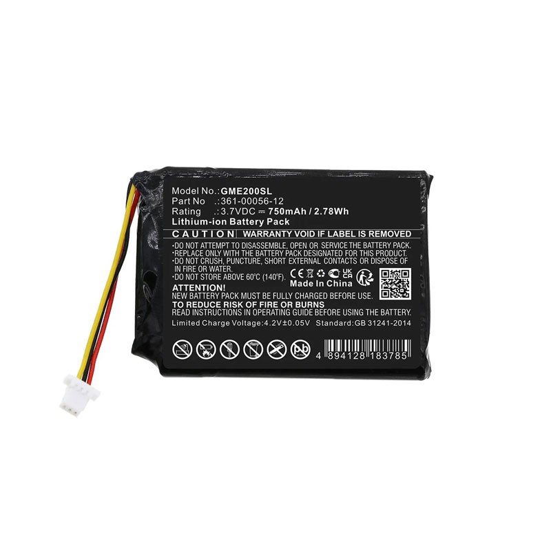 Batería de 750mAh para GARMIN Edge Explore 2 Batería de 750mAh para GARMIN Edge Explore 2