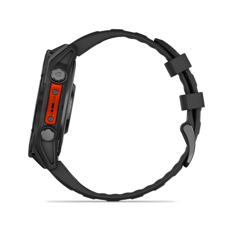 Reloj GARMIN Fenix 8 - 47mm AMOLED Gris con correa Negra