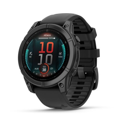 Reloj GARMIN Fenix E - 47mm AMOLED Gris Pizarra con correa Negra