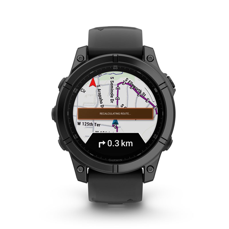 Reloj GARMIN Fenix E - 47mm AMOLED Gris Pizarra con correa Negra