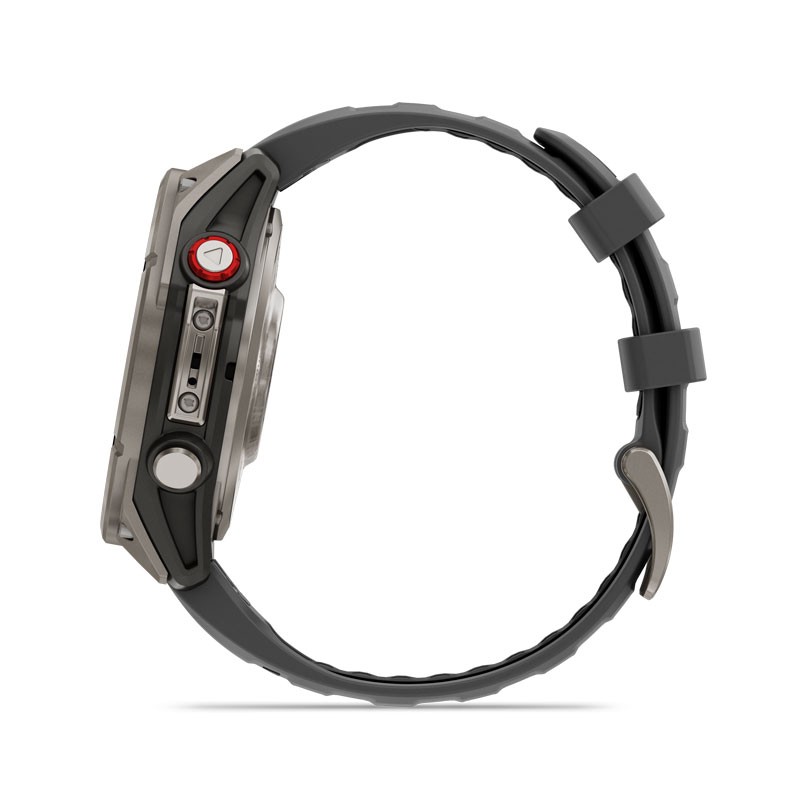 GARMIN Fenix 8 PRO - 47mm AMOLED Zafiro/Titanio con correa Negro/Gris, LTE y NTN