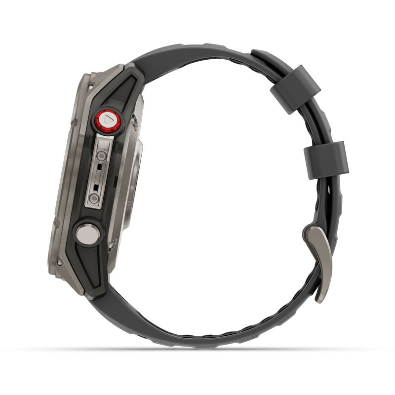 GARMIN Fenix 8 PRO - 51mm AMOLED Zafiro/Titanio con correa Negro/Gris, LTE y NTN