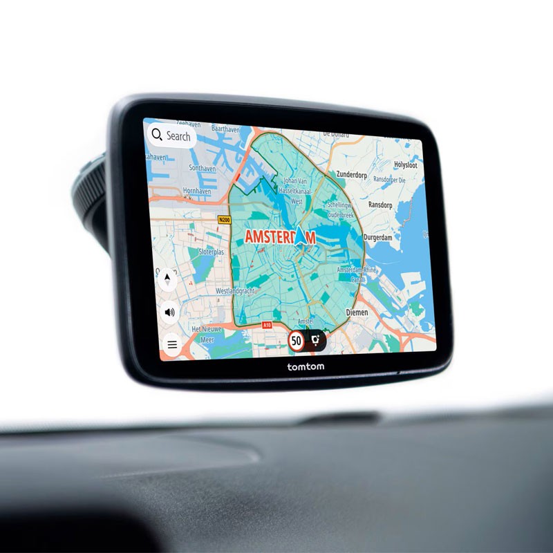 Navegador TOMTOM GO Superior de 7", WiFi, Actualizaciones gratuitas mapas del mundo y 2 años de servicios