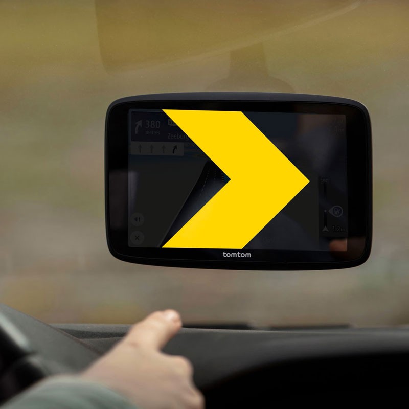 Navegador TOMTOM GO Superior de 6", WiFi, Actualizaciones gratuitas mapas del mundo y 2 años de servicios