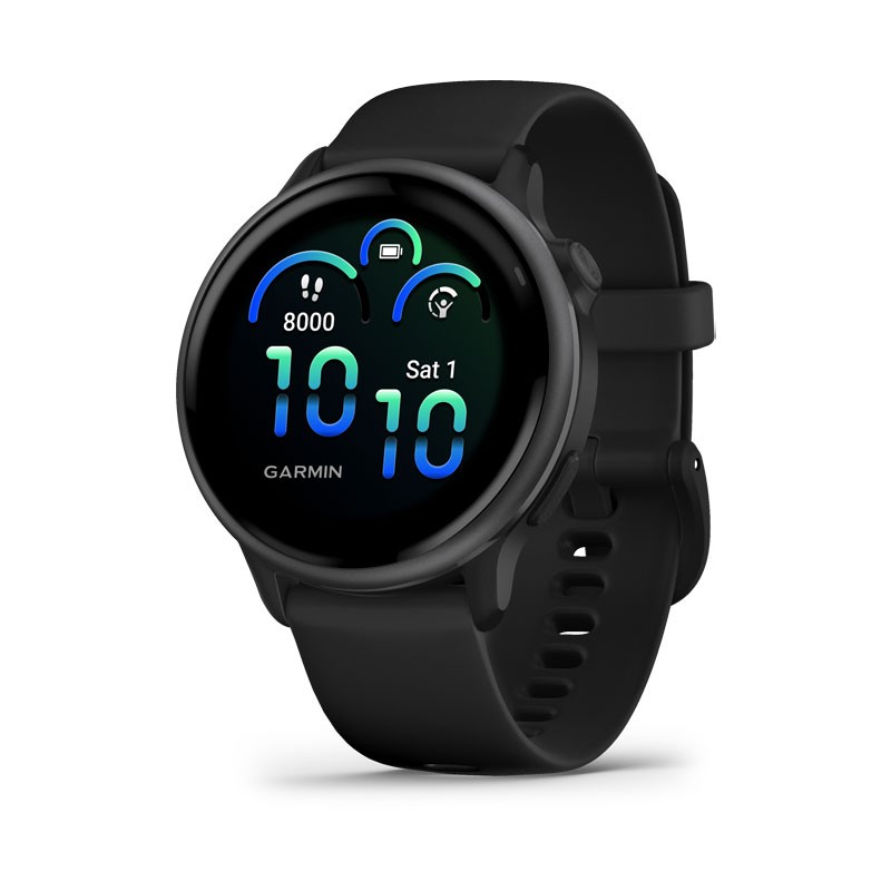 GARMIN Vivoactive 6 Negro con correa Negra y pantalla AMOLED brillante