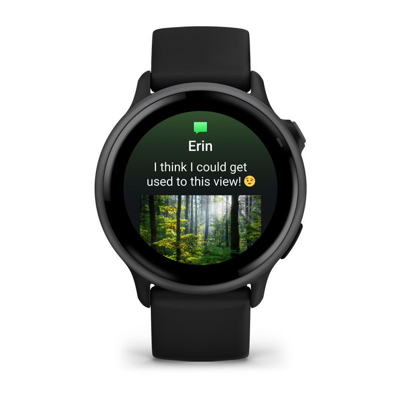GARMIN Vivoactive 6 Negro con correa Negra y pantalla AMOLED brillante