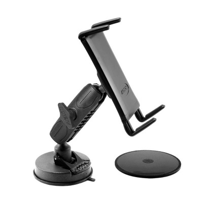 Soporte ARKON de ventosa robusta con brazo mediano para Smartphone y Tablet de 7"