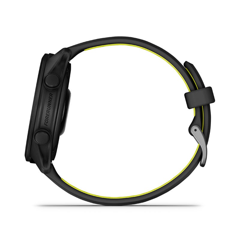 GARMIN Forerunner 170 Negro con correa Negro/Amarillo con pantalla táctil AMOLED