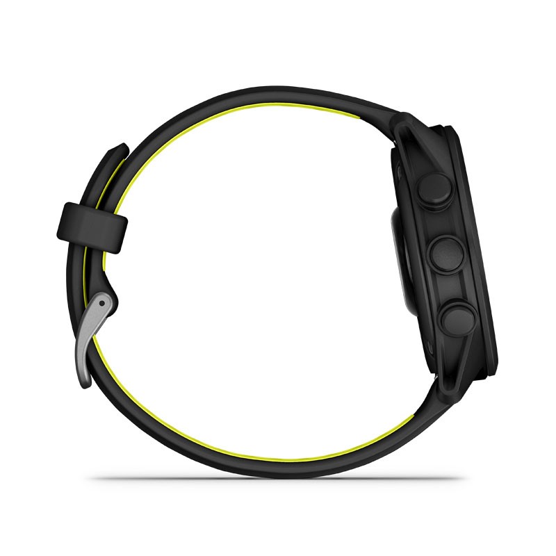 GARMIN Forerunner 170 Negro con correa Negro/Amarillo con pantalla táctil AMOLED