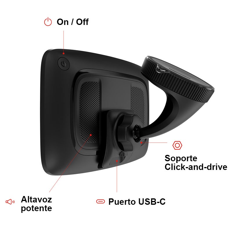 Navegador TOMTOM GO Navigator 2ªGen de 6", WiFi, Actualizaciones gratuitas Europa 46 y 1 años de servicios