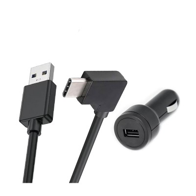 Adaptador TOMTOM de mechero con cable acodado USB C a USB