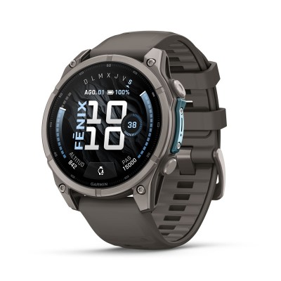 GARMIN Fenix 9 - 47mm AMOLED Zafiro/Titanio con correa gris