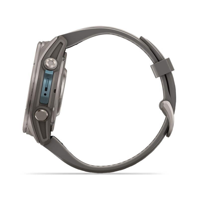 GARMIN Fenix 9 - 43mm AMOLED Zafiro/Titanio con correa gris