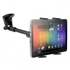 Soporte Universal para tableta y salpicadero de coche, barra de pegamento  con ventosa de TPU con rotación de 360 ​​grados, Compatible con iPad Mini  4/3/