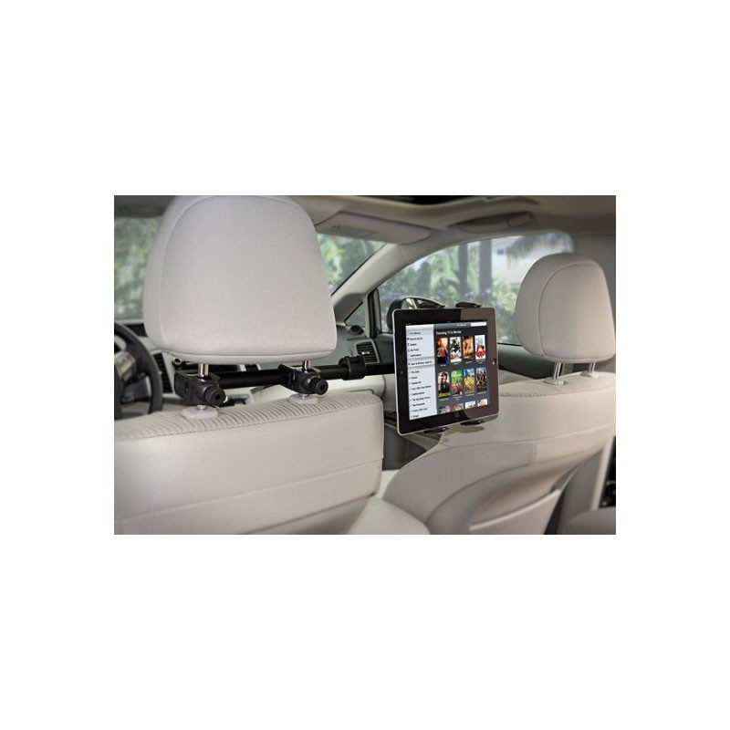Soporte lateral ARKON de reposacabezas con brazo extensible para Tablet