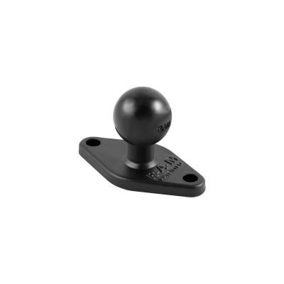 Base en rombo RAM metálica con bola de 1"
