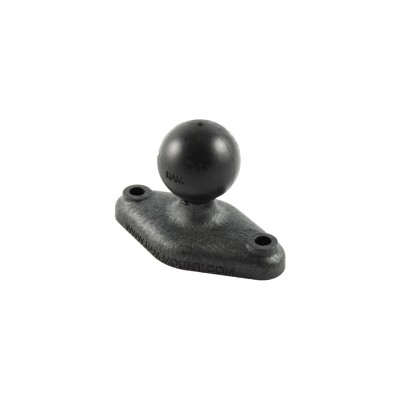Base en rombo RAM de plástico con bola de 1"