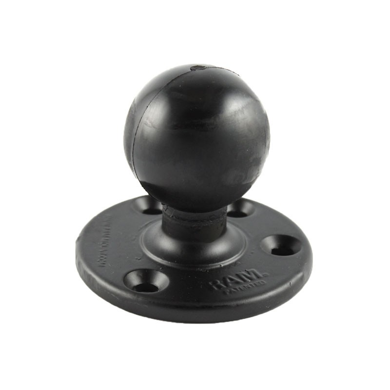 Base redonda RAM metálica con bola de 2,25"