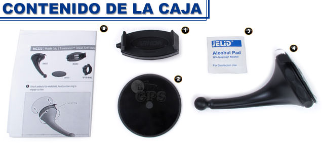 Contenido de la caja