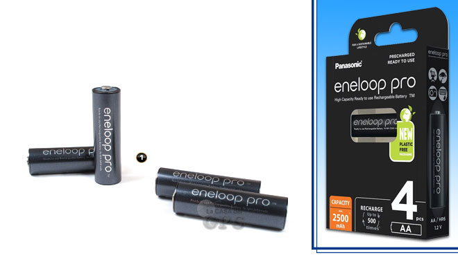 Pila Recargable Panasonic Eneloop PRO AAA 900mAh 500 Ciclos Blister 4U