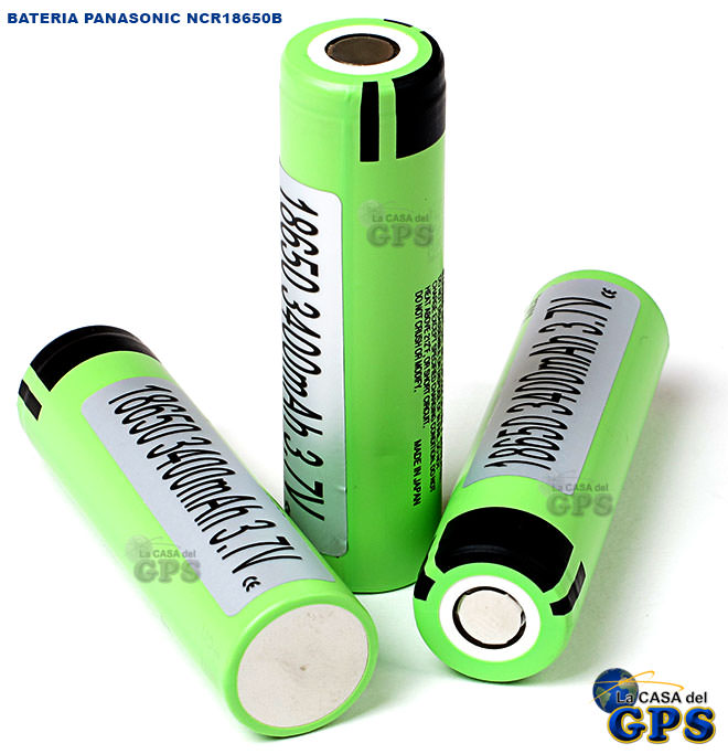 Vistas de la batería PANASONIC NCR18650B