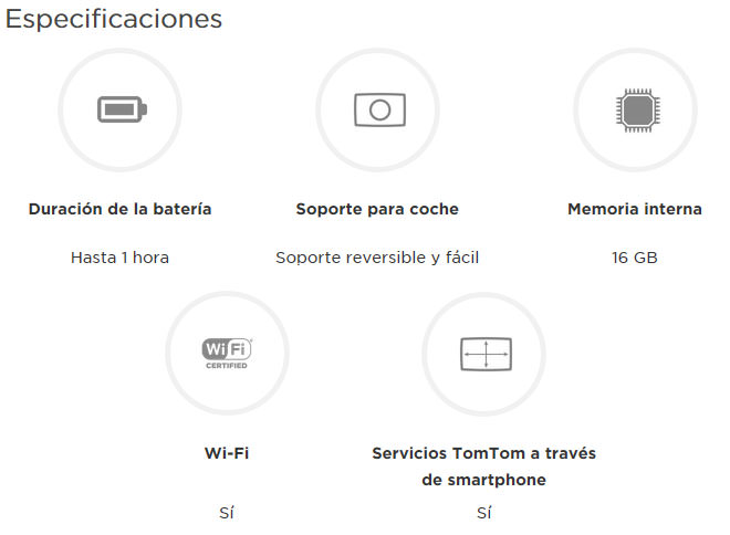 Caracteristicas del TOMTOM GO 520