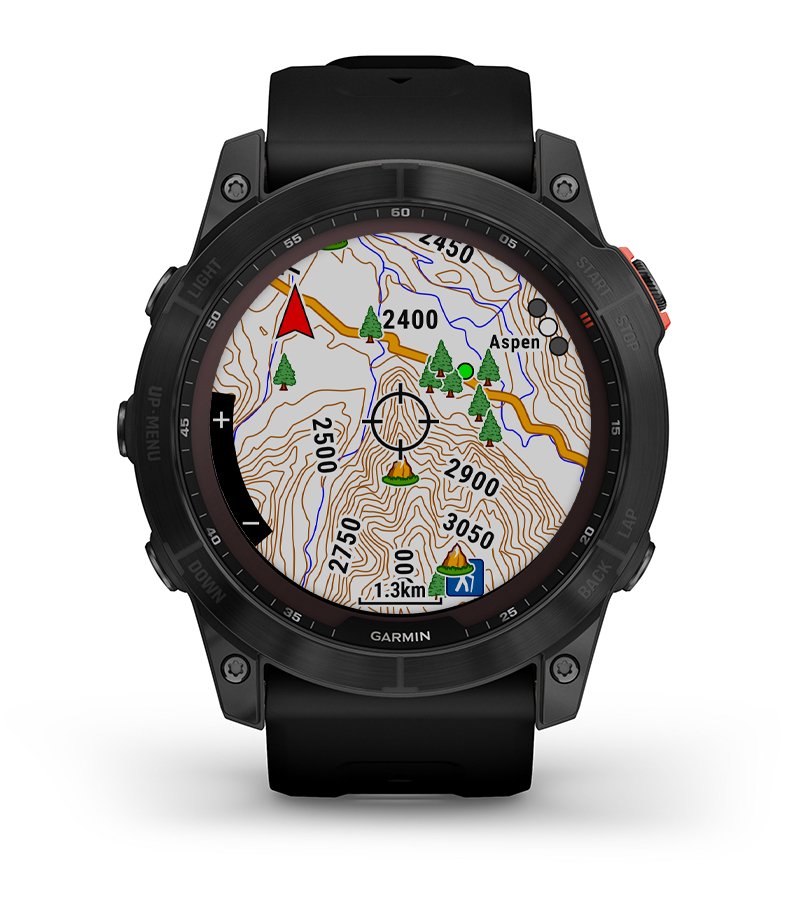 RELOJ DEPORTIVO CON GPS GARMIN FÉNIX 6 PRO NEGRO CON CORREA NEGRA