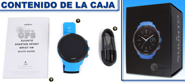 Reloj SUUNTO SPARTAN Sport Wrist HR Blue con pantalla táctil y