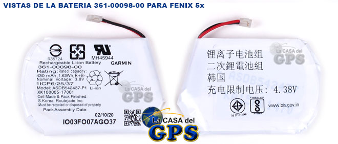 Duracion bateria clearance fenix 5