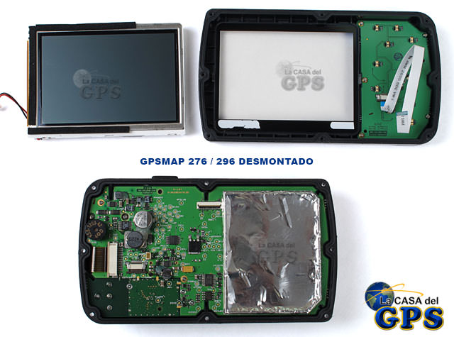 GPSMap 296 desmontado